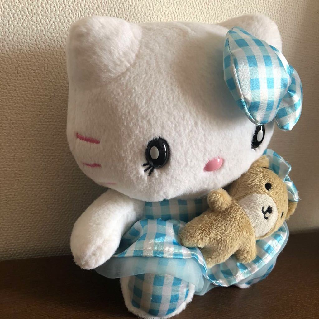 Hello Kitty USJ Universal Studio Japan Limited Plush Bear 2013 Sanrio Used