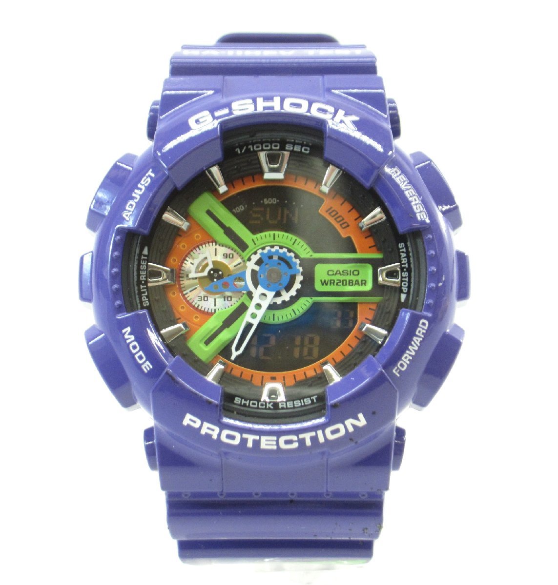 Rare Casio Watch G-Shock EVANGELION UNIT-1 COLAR GA-110EV Evangelion collaborati