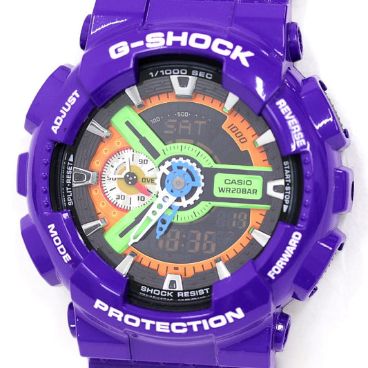 Rare Near Mint Casio Watch G-Shock Evangelion 01 GA-110EV-6AJR Used in Japan