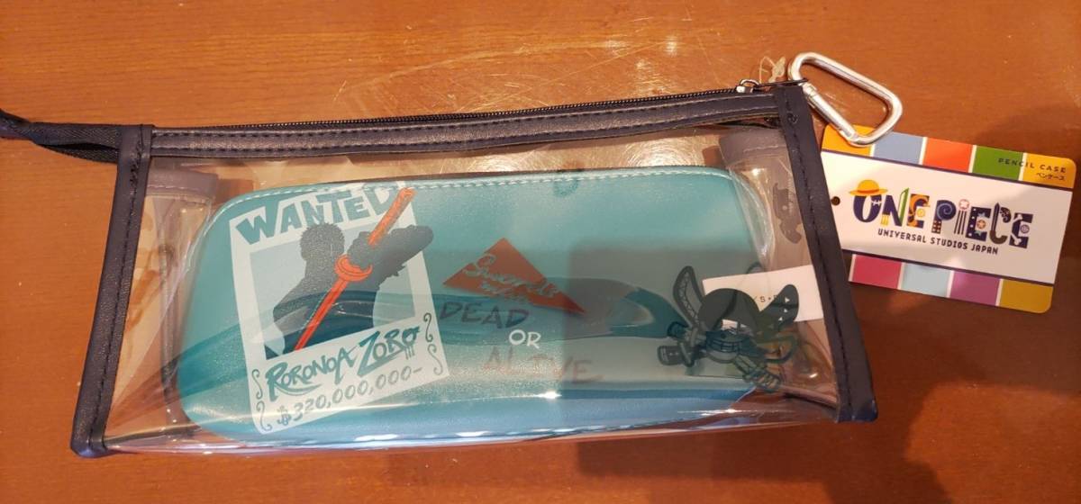 Near Mint One Piece USJ Universal Studio Japan Limited Pen Case Zoro Sanji