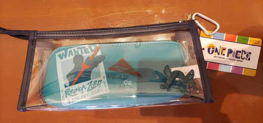 Near Mint One Piece USJ Universal Studio Japan Limited Pen Case Zoro Sanji