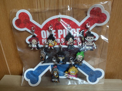 Near Mint One Piece USJ Universal Studio Japan Limited Rubber Charms Set of 9