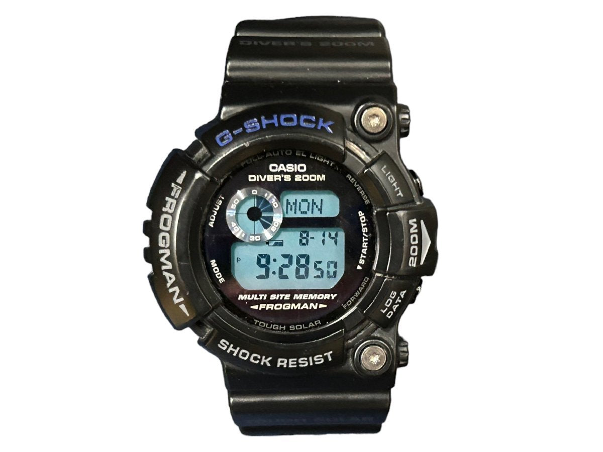 Rare Casio Watch G-SHOCK FROGMAN Digital 25th Anniversary GW-225 Used in Japan