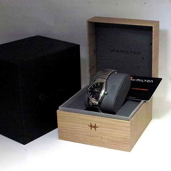 Rare Hamilton Watch Ventura Men's H24411232 Quartz Box & Paper Used