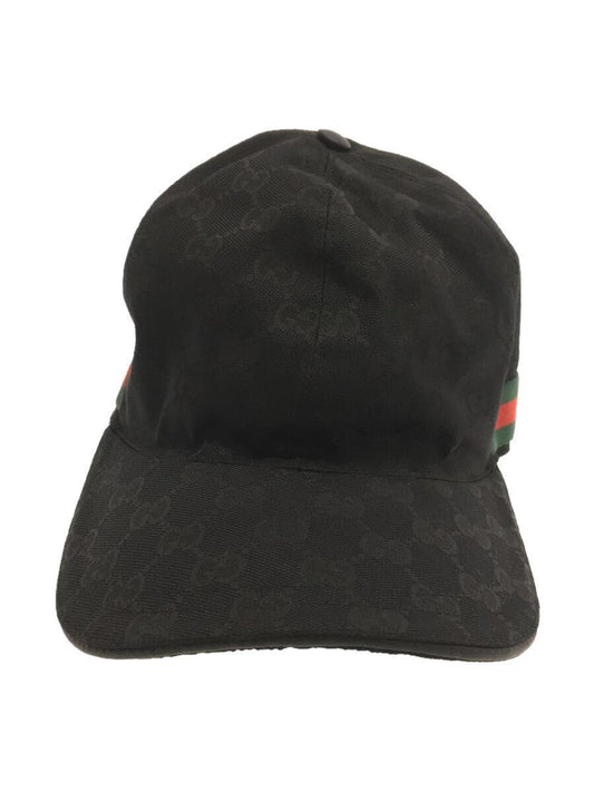 GUCCI Cap L Cotton L Overall pattern Men's Used in Japan