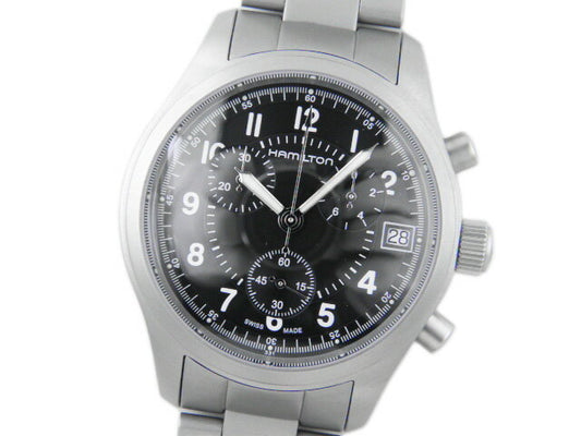 Hamilton Watch Men's Khaki chronograph H68582133 Used in Japan