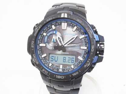 Near Mint Casio Watch Protrek Triple Sensor Tough Solar Radio PRW-6000YT-1BJF Us