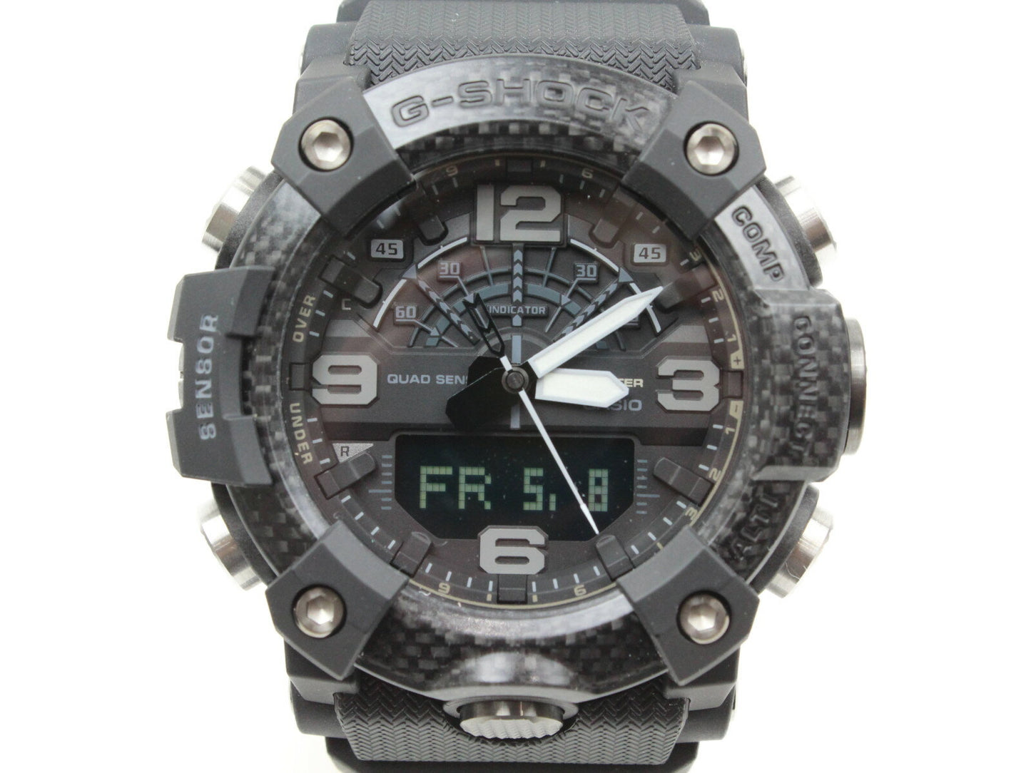 CASIO G-SHOCK Watch Madmaster Analog Black GG-B100-1BJF Used in Japan