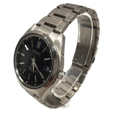 Seiko Watch SAGZ083 Brightz Solar Radio Date Pure Titanium Used in Japan