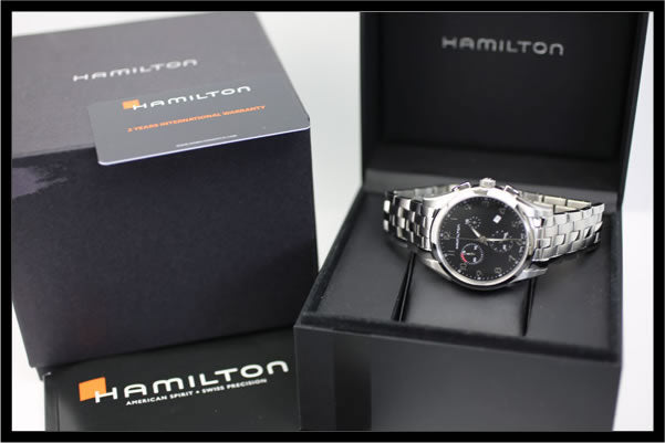 Hamilton Watch Jazzmaster Thinline Chronograph H38612133 Quartz Men's Used in Ja