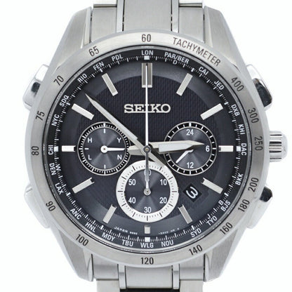 Seiko Watch SAGA193 BRIGHTZ 8B92-0AB0 Radio Solar Chronograph Used