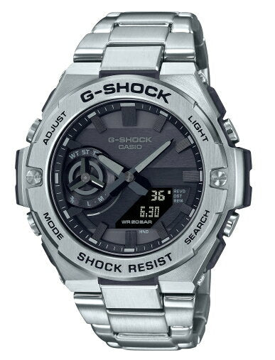 Near Mint Casio Watch G-Shock SS Tough Solar GST-B500D-1A1 Used in Japan