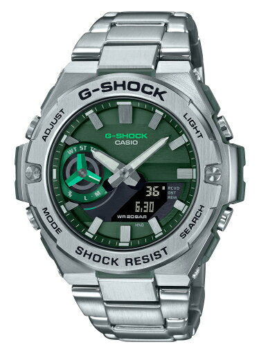 Near Mint Casio Watch G-Shock Tough Solar SS GST-B500AD-3A Used in Japan