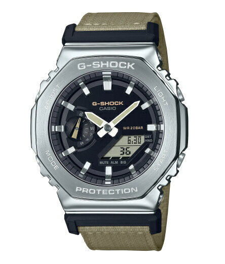 Near Mint Casio Watch G-Shock Octagon SS GM-2100C-5A Used in Japan