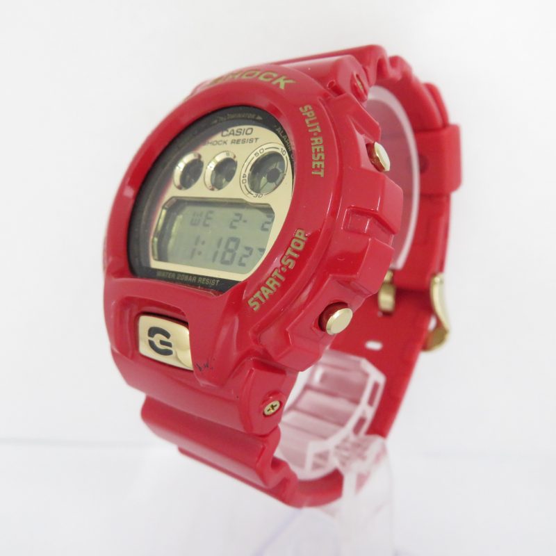 Casio Watch G-SHOCK 30th Anniversary Limited Rising RED/DW-6930A-4 Used in Japan