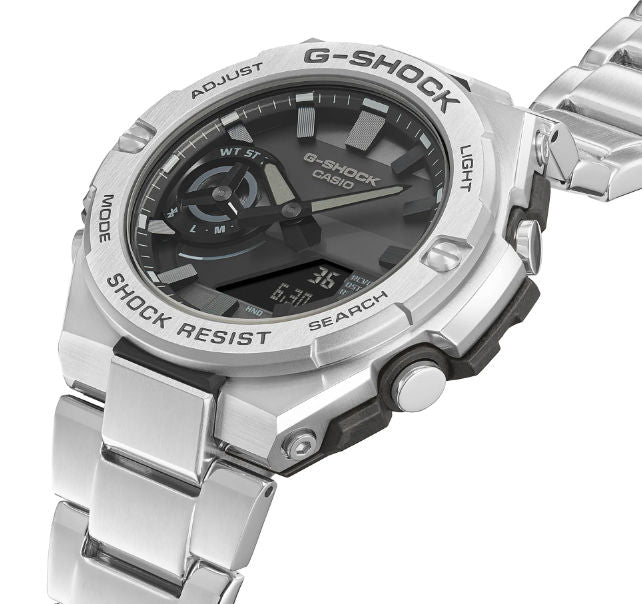 Near Mint Casio Watch G-Shock SS Tough Solar GST-B500D-1A1 Used in Japan