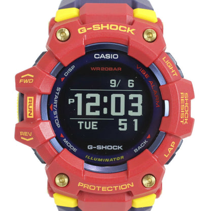 Near Mint Casio Watch G-Shock FC Barcelona GBD-100BAR-4JR Used in Japan