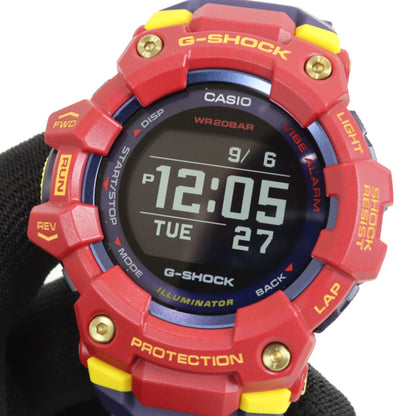 Near Mint Casio Watch G-Shock FC Barcelona GBD-100BAR-4JR Used in Japan