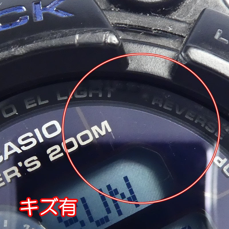 CASIO G-SHOCK Watch Frogman Blue Digital Solar GW-225C-1JF Used in Japan