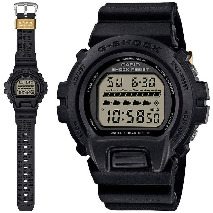 Casio G-Shock Watch DW-6640RE-1JR 40th Anniversary Model Remaster Black New