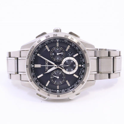 Seiko Watch Brights Flight Expert Chronograph Black Dial SAGA193 Used in Japan