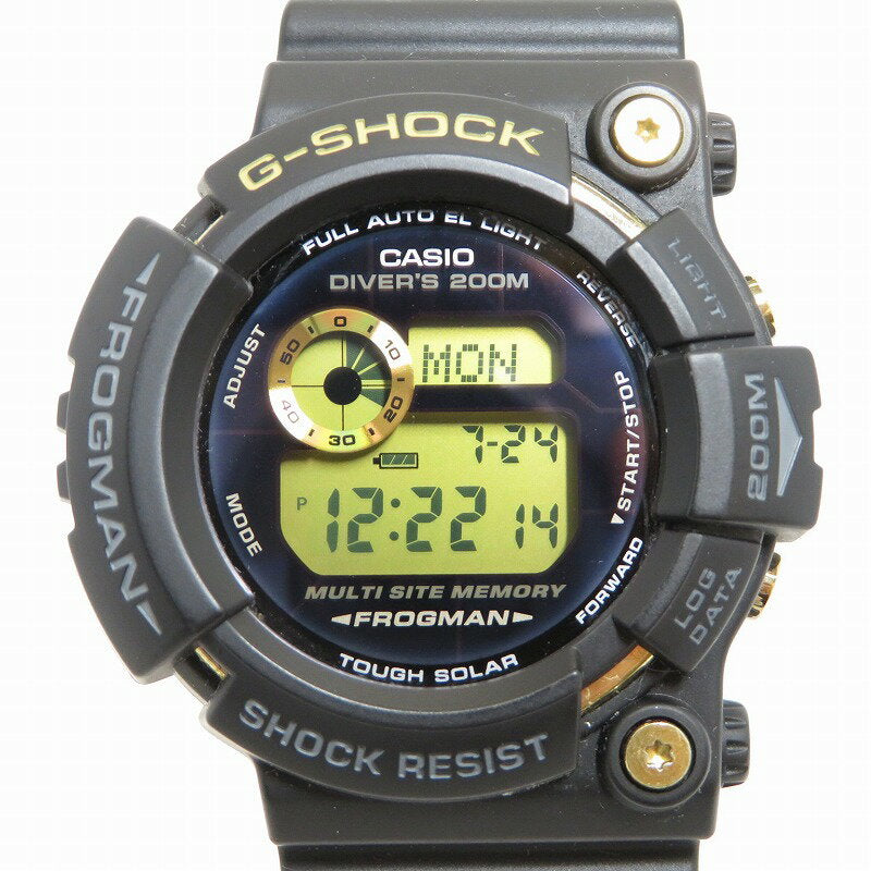 Casio Watch G-Shock Frogman 25th Anniversary GW-225A-1JF Used in Japan