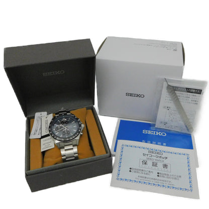 Near Mint Seiko Selection Watch Chronograph Gray Dial SBTR041 Used in Japan