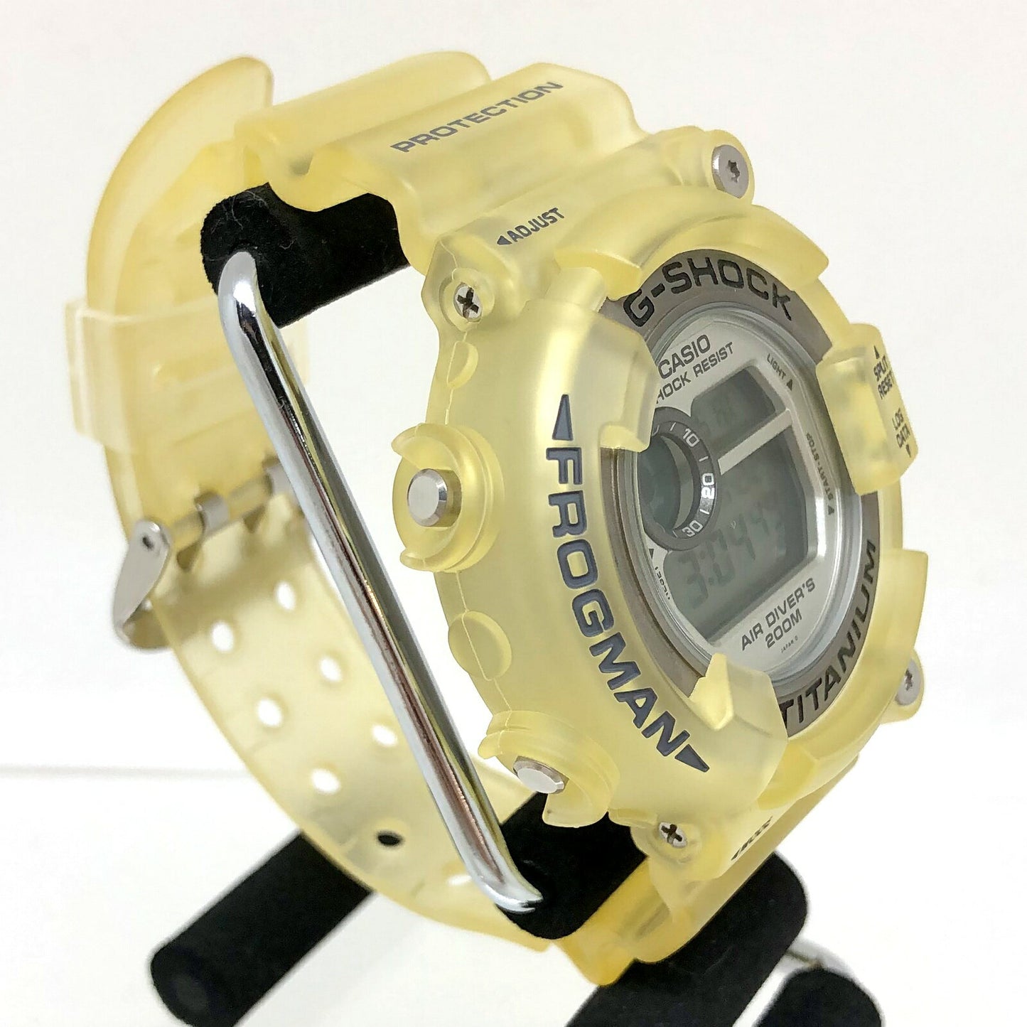 Casio Watch G-Shock Frogman White Skeleton  Quartz DW-8200WC Used in Japan