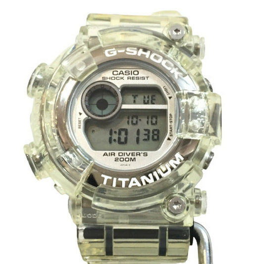 Casio Watch G-Shock Frogman Quartz White Skeleton DW-8201WC-7T Used in Japan