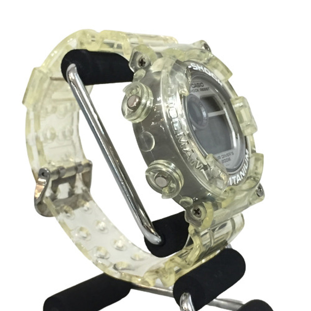 Casio Watch G-Shock Frogman Quartz White Skeleton DW-8201WC-7T Used in Japan