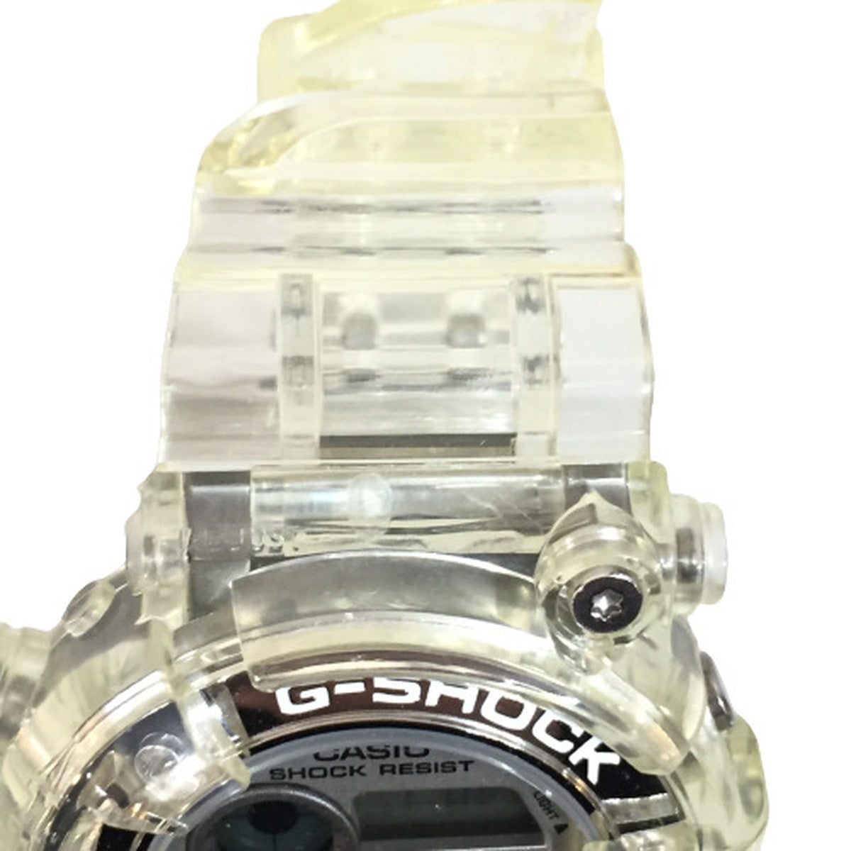 Casio Watch G-Shock Frogman Quartz White Skeleton DW-8201WC-7T Used in Japan