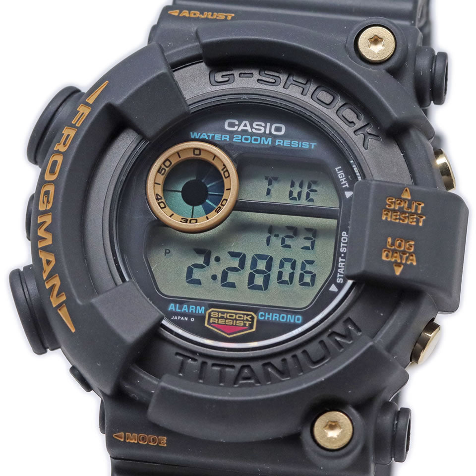 Casio Watch G-Shock Frogman Quartz DW-8200BU-9AT Used in Japan