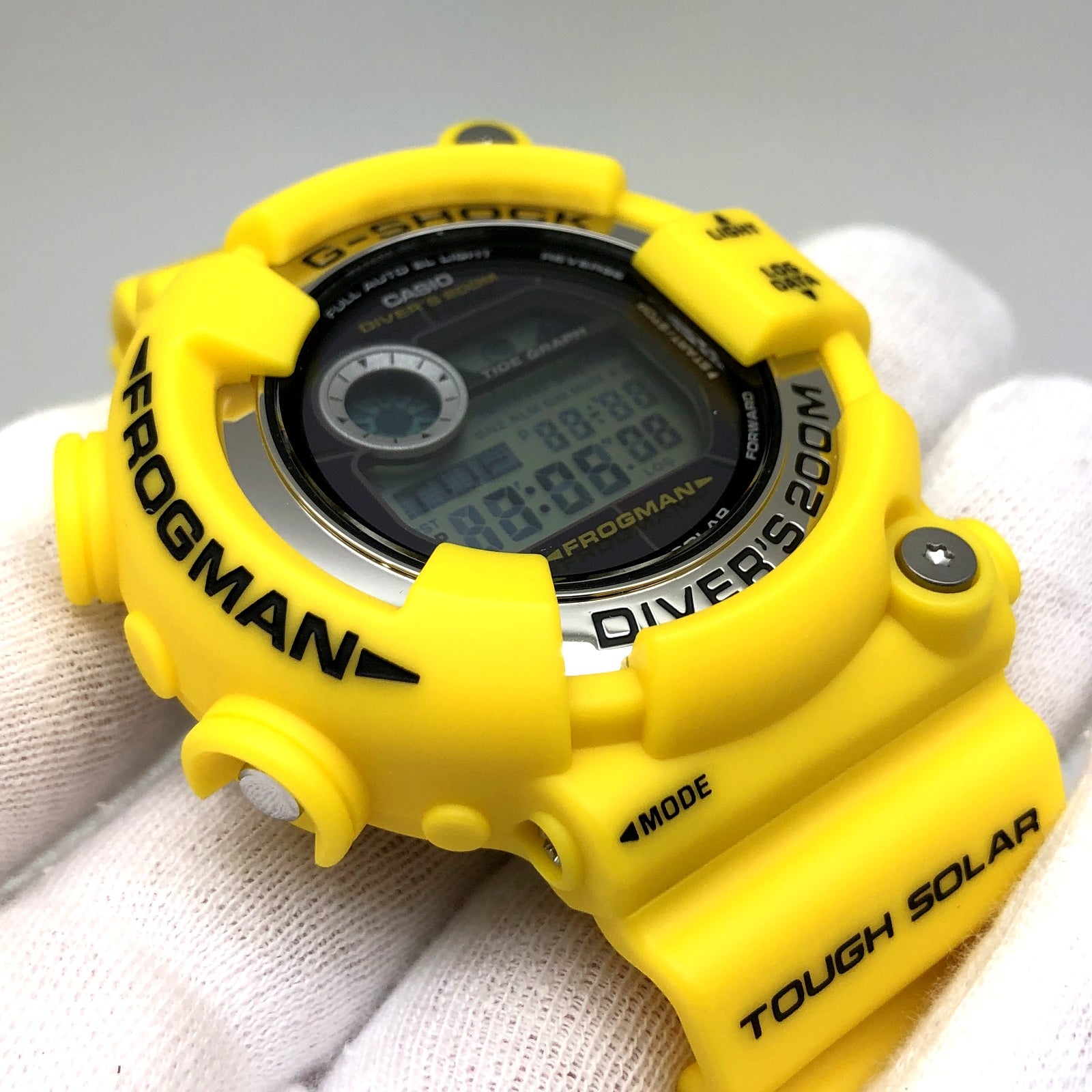 Casio Watch G-Shock Frogman Yellow Tough Solar GF-8250-9JF Used in