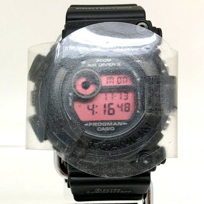 Casio Watch G-Shock Frogman Master of G Red Eye DW-8200BK-1JF Used in Japan