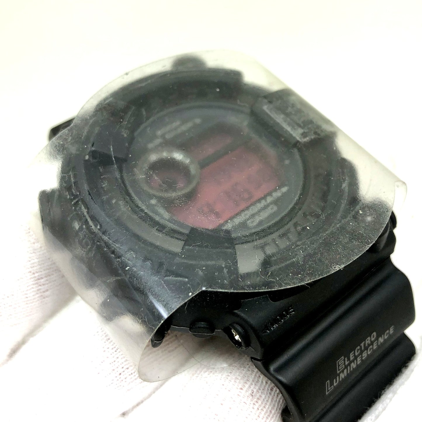 Casio Watch G-Shock Frogman Master of G Red Eye DW-8200BK-1JF Used in Japan