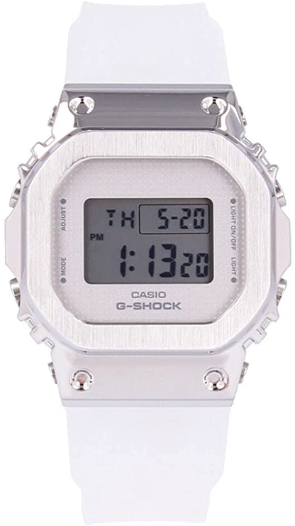 Near Mint Casio Watch G-Shock White SS GM-S5600SK-7 Used in Japan