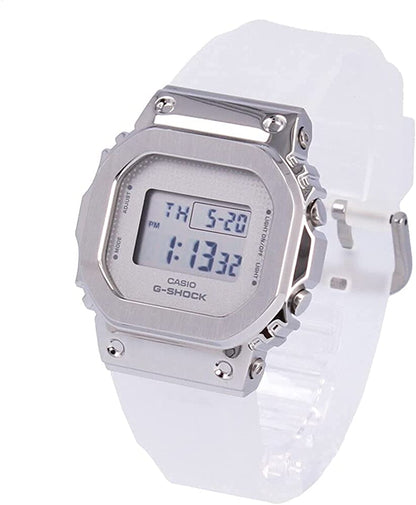 Near Mint Casio Watch G-Shock White SS GM-S5600SK-7 Used in Japan