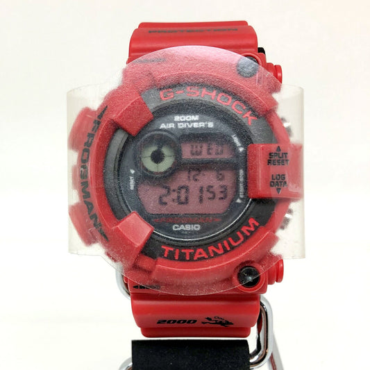 Casio Watch G-Shock Frogman Master of G Red DW-8200NT2-4JR Used in Japan