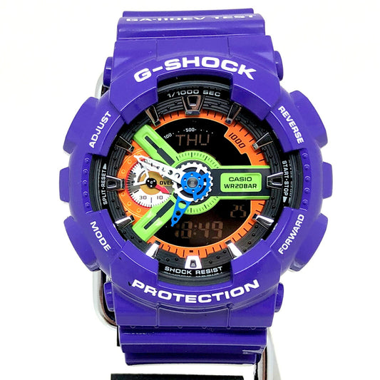 Rare Casio Watch G-Shock GA-110EV-6AJR Evangelion collaboration Used in Japan