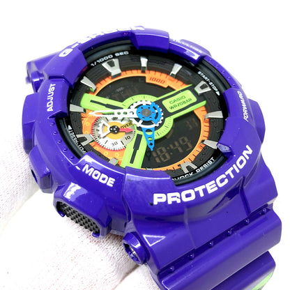 Rare Casio Watch G-Shock GA-110EV-6AJR Evangelion collaboration Used in Japan