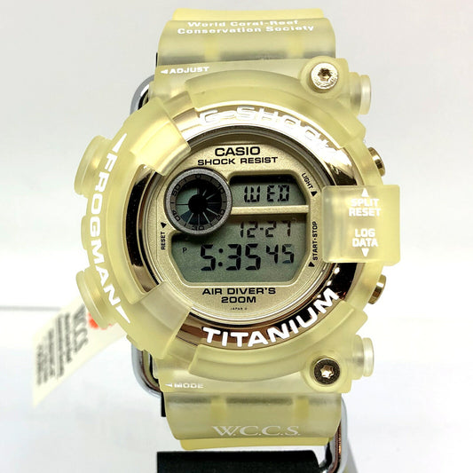 CASIO G-SHOCK Watch FROGMAN WCCS Digital Quartz DW-8201WC-9T Used in Japan