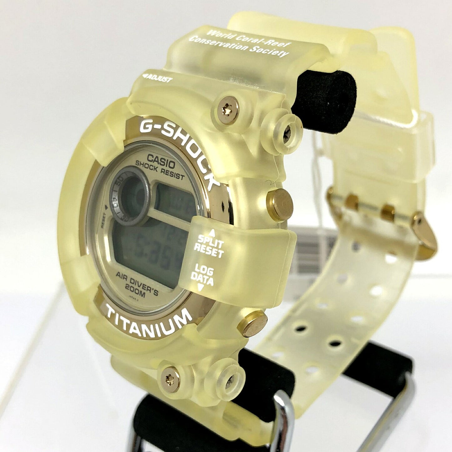 CASIO G-SHOCK Watch FROGMAN WCCS Digital Quartz DW-8201WC-9T Used in Japan