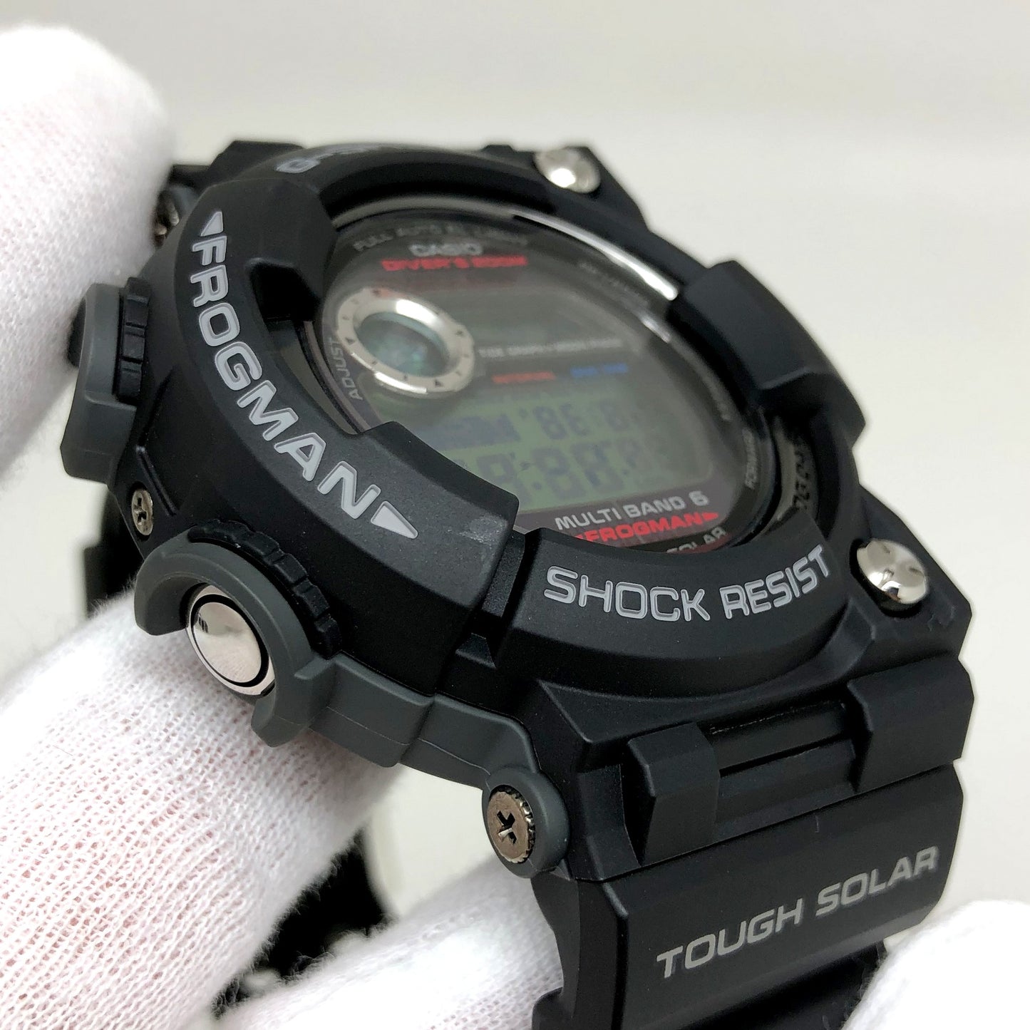 CASIO G-SHOCK Watch Frogman Master of G Black Digital GWF-1000-1JF Used in Japan