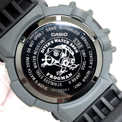 CASIO G-SHOCK Watch Frogman Master of G Black Digital GWF-1000-1JF Used in Japan