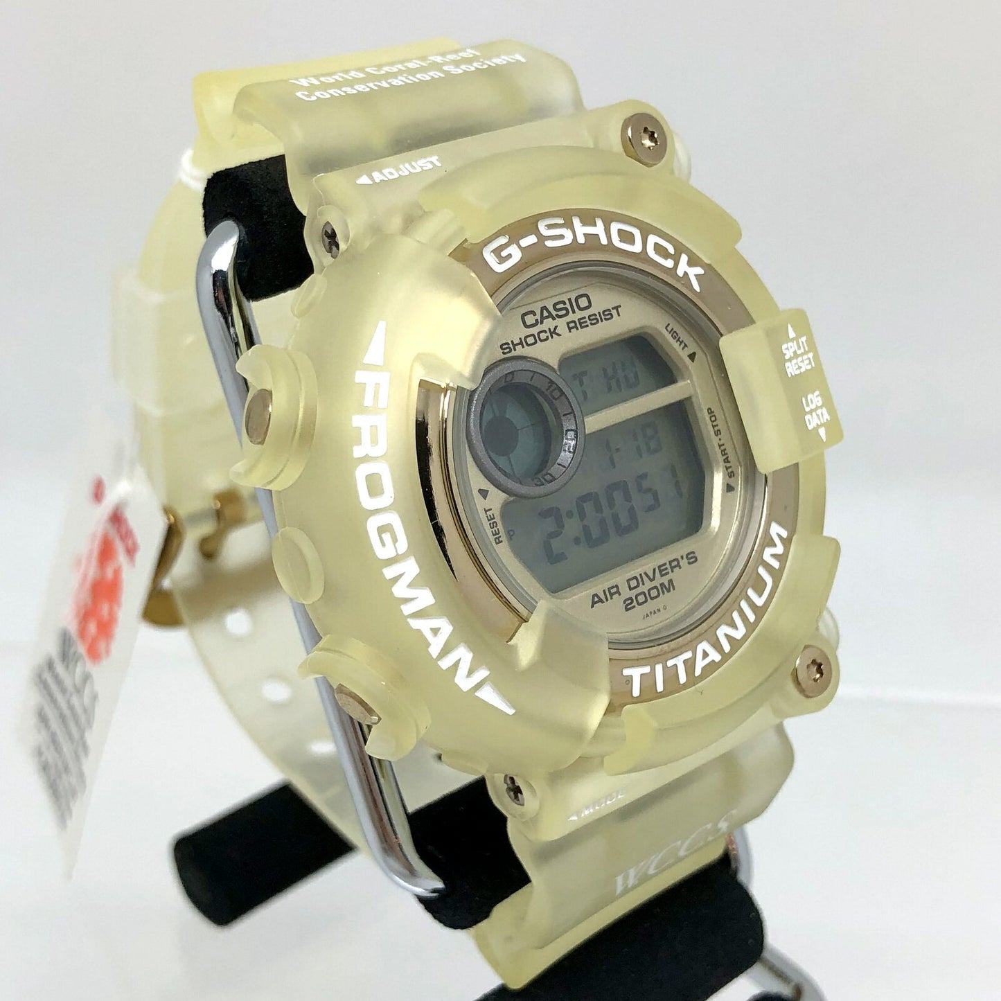 Casio Watch G-Shock Frogman WCCS Quartz Digital DW-8201WC-9T Used in Japan