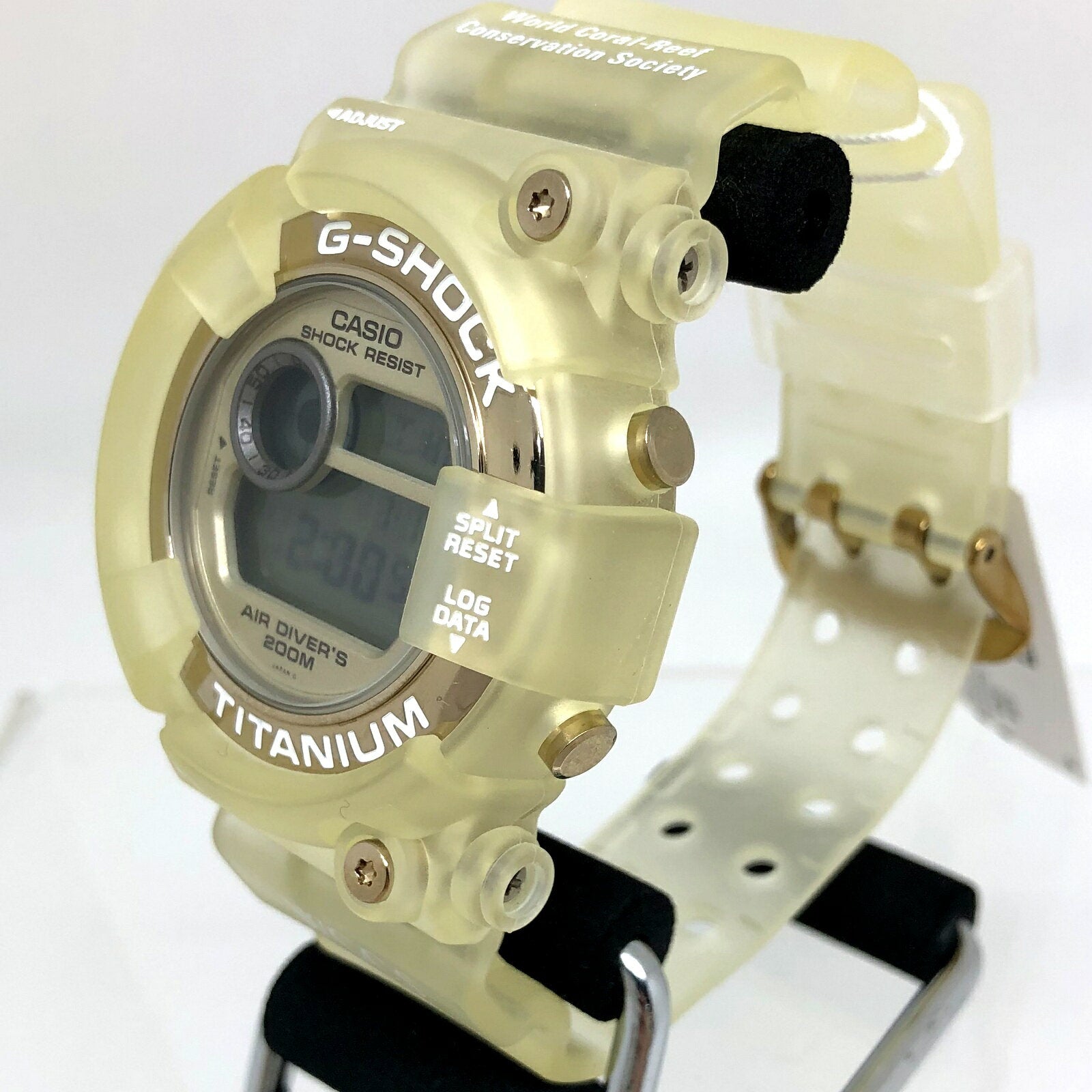 Casio Watch G-Shock Frogman WCCS Quartz Digital DW-8201WC-9T Used in J –  The Japan Pride