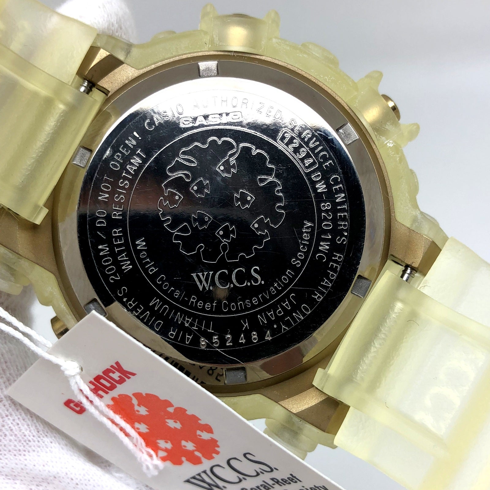 Casio Watch G-Shock Frogman WCCS Quartz Digital DW-8201WC-9T Used in J –  The Japan Pride