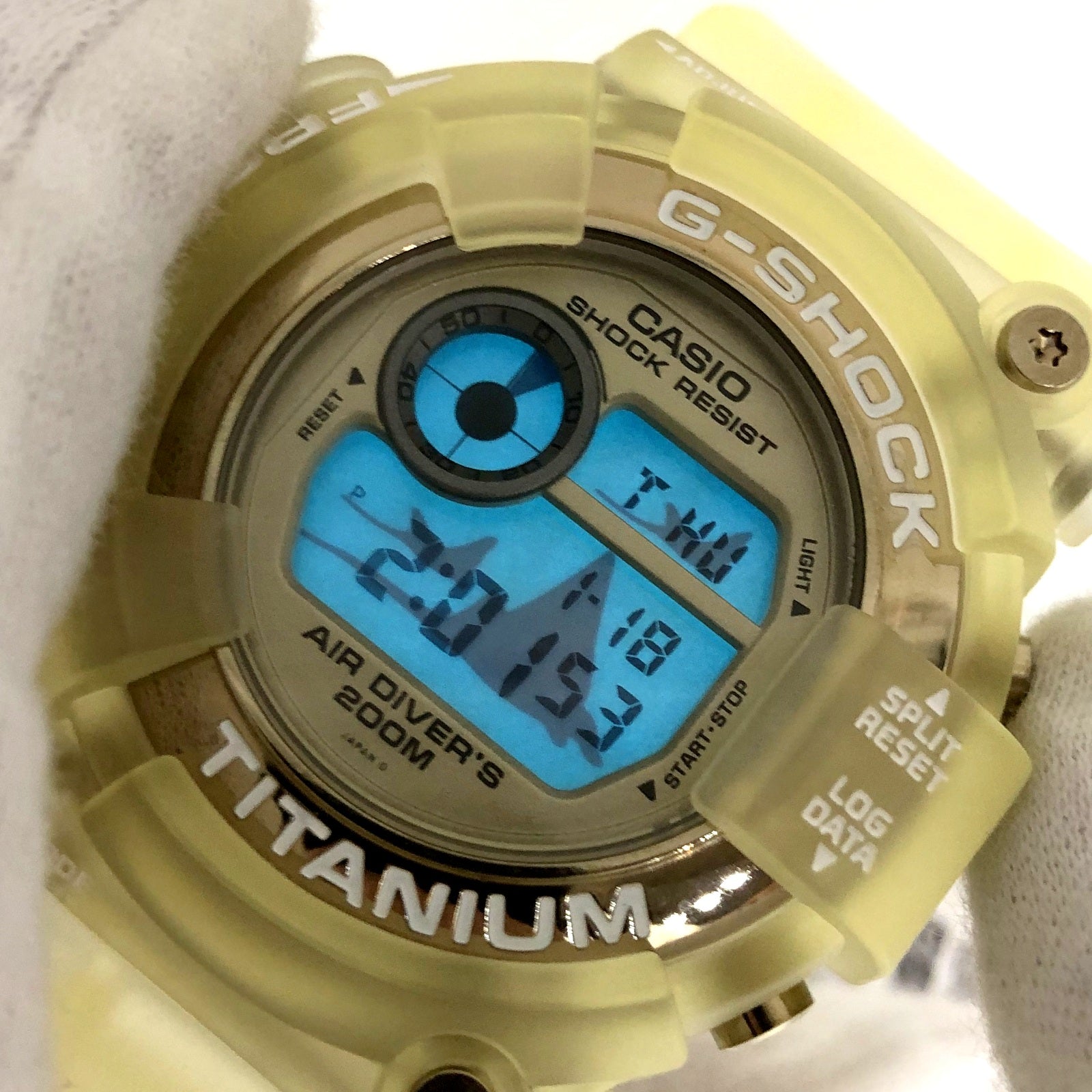 Casio Watch G-Shock Frogman WCCS Quartz Digital DW-8201WC-9T Used in J –  The Japan Pride