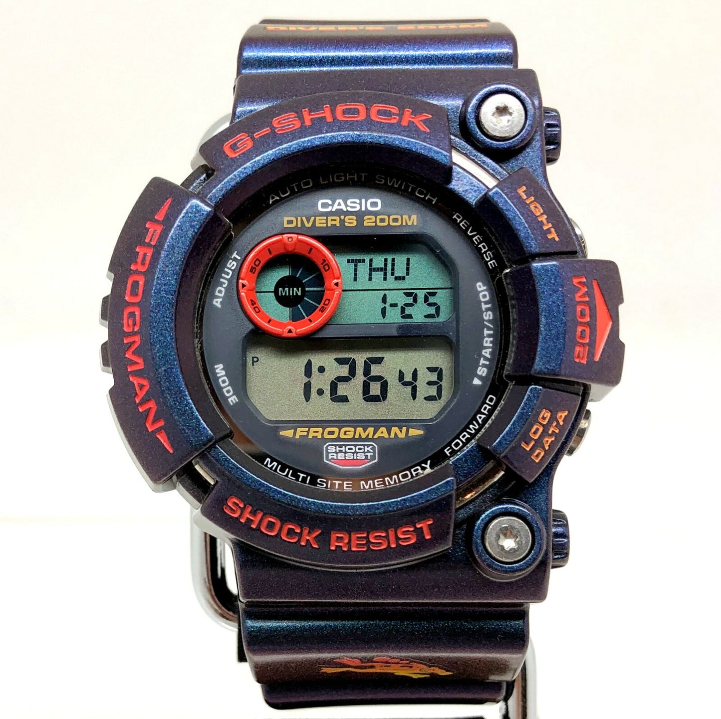 G-SHOCK CASIO Casio watch GW-201-6 FROGMAN Majora Poison Frog Purple Digital Qua