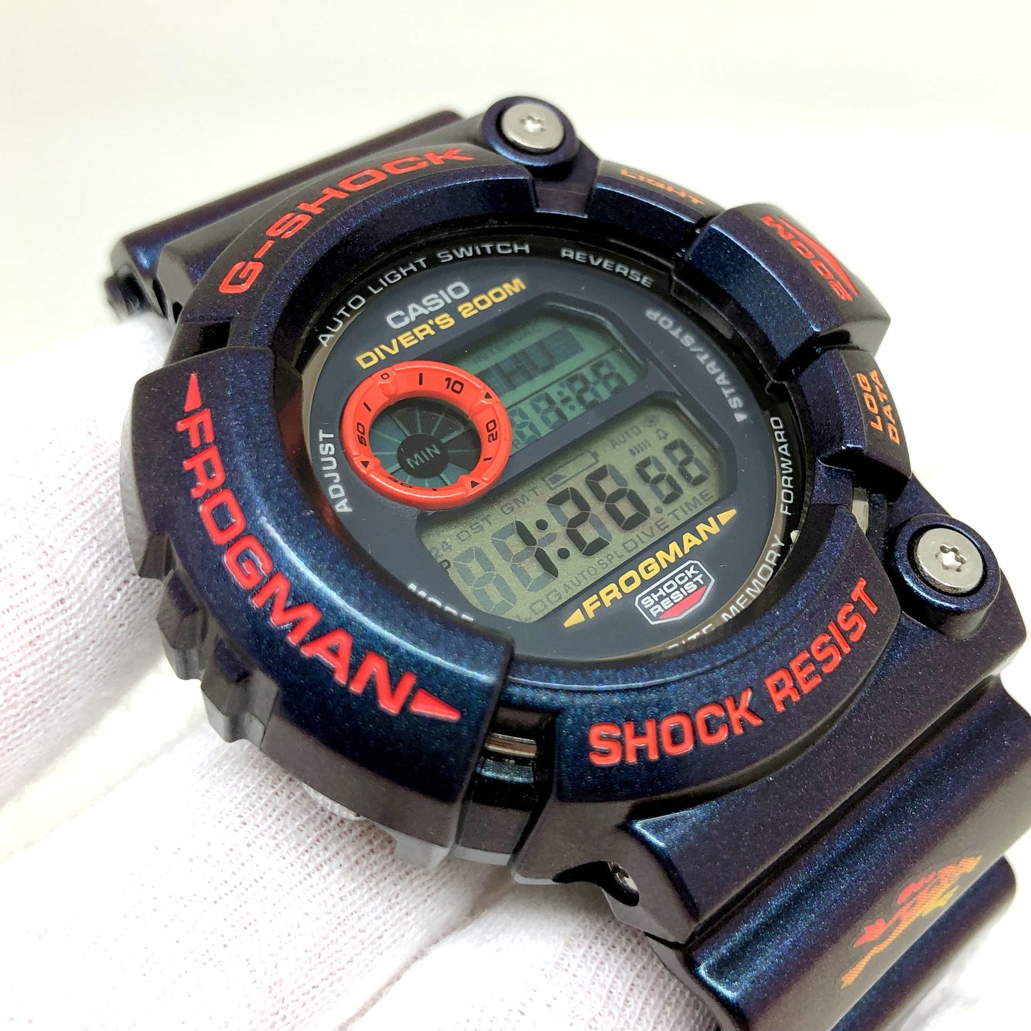 G-SHOCK CASIO Casio watch GW-201-6 FROGMAN Majora Poison Frog Purple Digital Qua